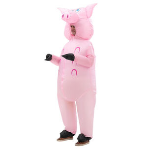Disfraz Inflable Chancho Cerdo Adulto
