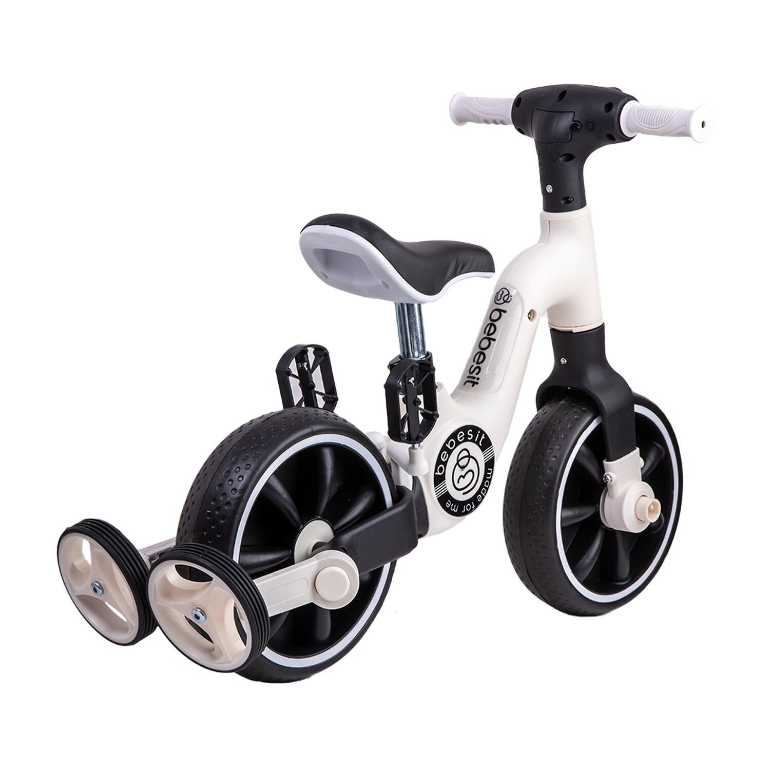 Triciclo Bicicleta Aprendizaje Pedales 2 En 1 Xt05 Blanco image number 6.0