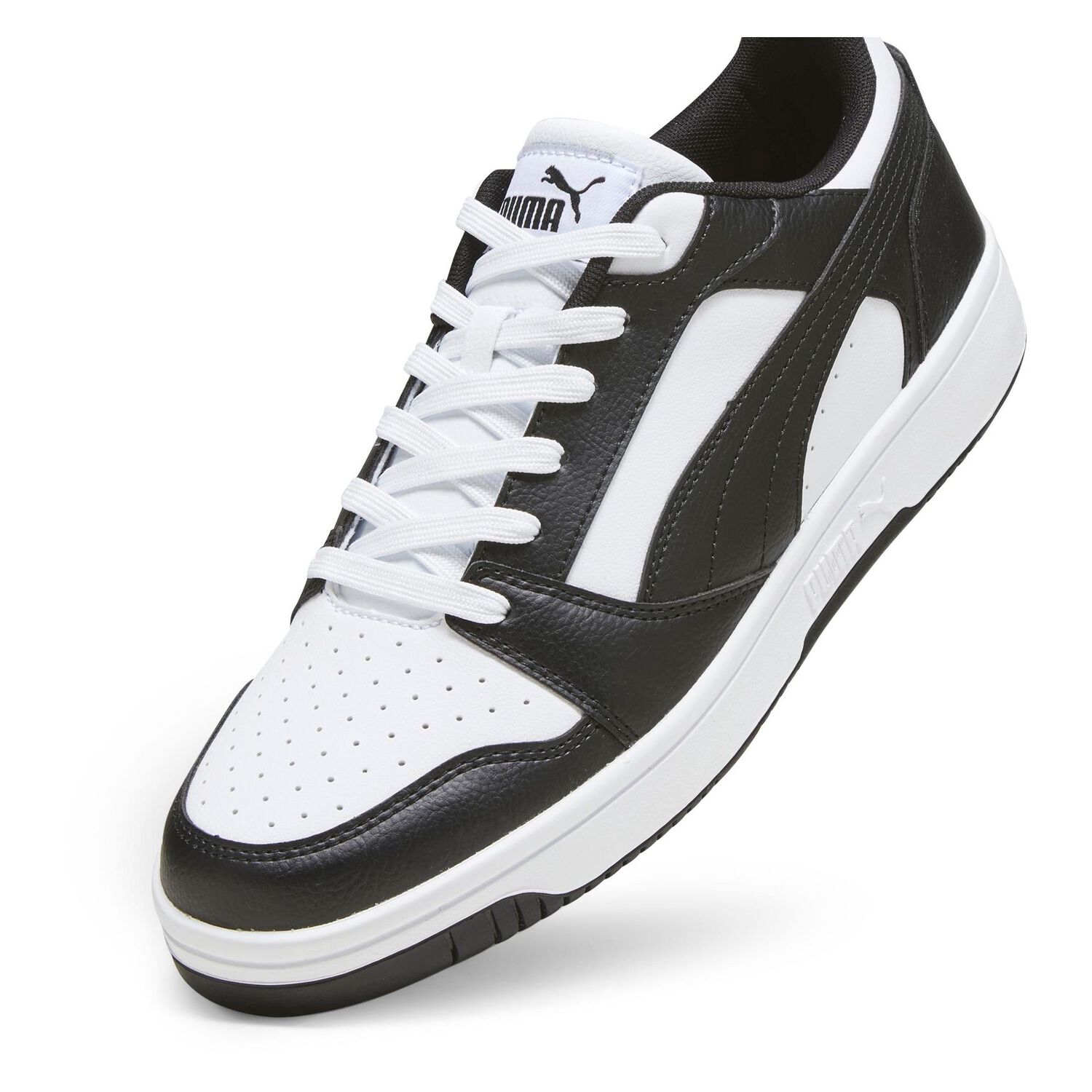 Zapatilla Puma Rebound V6 Low Mujer Negro image number 7.0