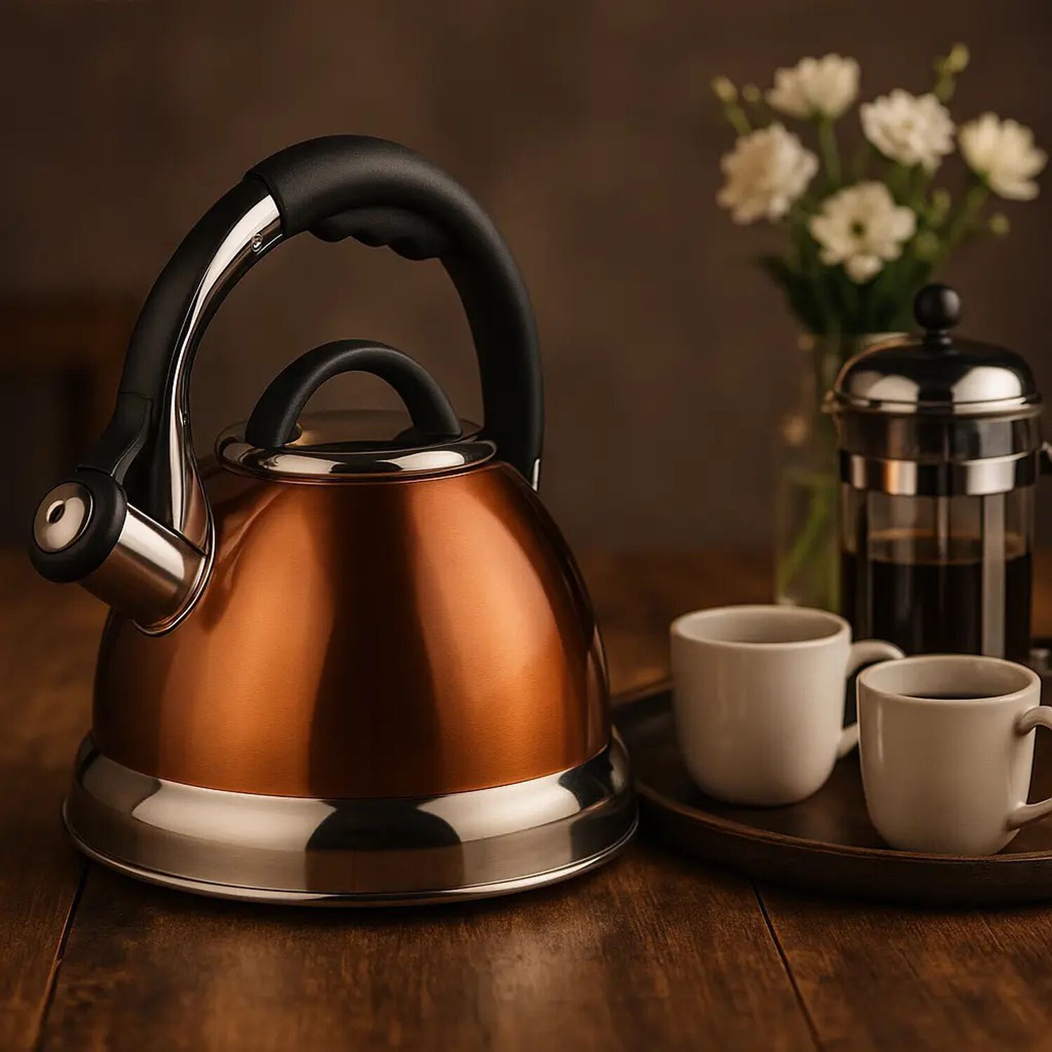 Tetera 3 Litros Modelo Sabina Marca Marmicoc Color Cobre image number 5.0