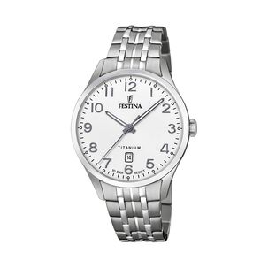 Reloj F20466/1 Festina Blanco Hombre Calendario Titanium