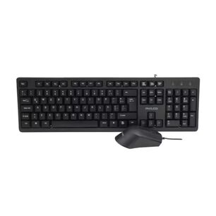 Kit Teclado Y Mouse Inalambrico Usb Negro Spt6354