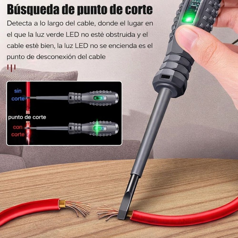 Probador De Corriente Tester Panta Magnetica X2 image number 3.0