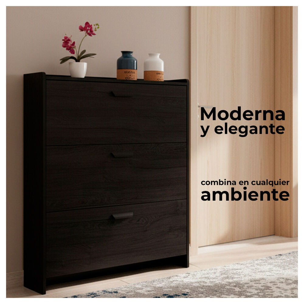Mueble Zapatero Organizador Estante Para Zapatos Vtrin image number 2.0