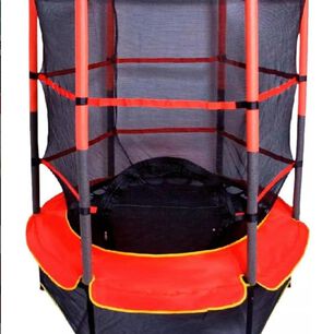 Cama El&aacute;stica Saltarina Trampolin Para Ni&ntilde;os 1.4m Con Malla