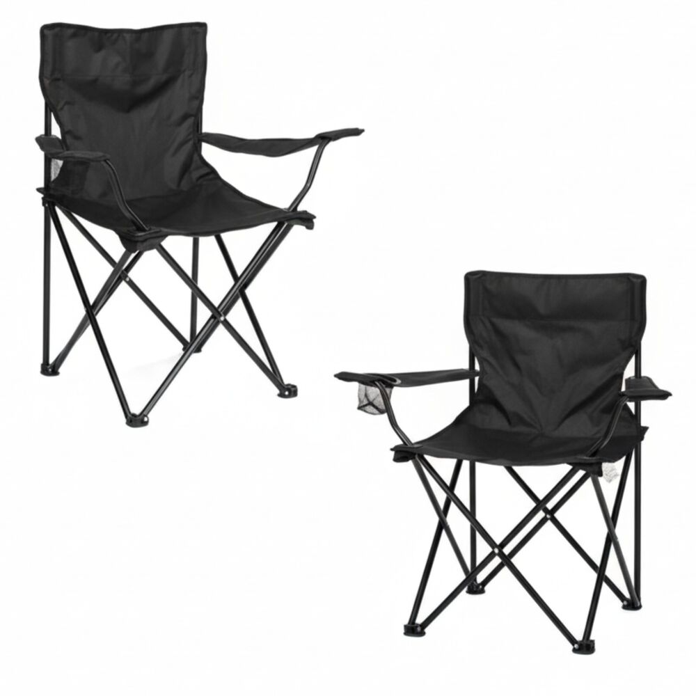 Silla Plegable De Playa Camping Pesca Picnic Con Porta Vaso image number 34.0