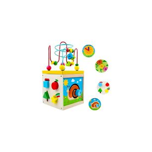 Cubo Did&aacute;ctico Juguete De Madera Bebe Pronosupinador