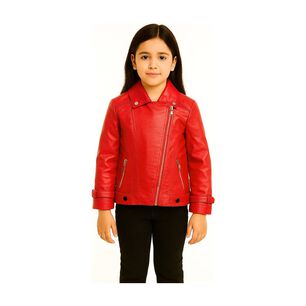 Chaquetas Ecocuero Ni&ntilde;a Estilo Motociclista