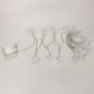 Luces De Navidad Casaideal Star Blanco 20 Piezas