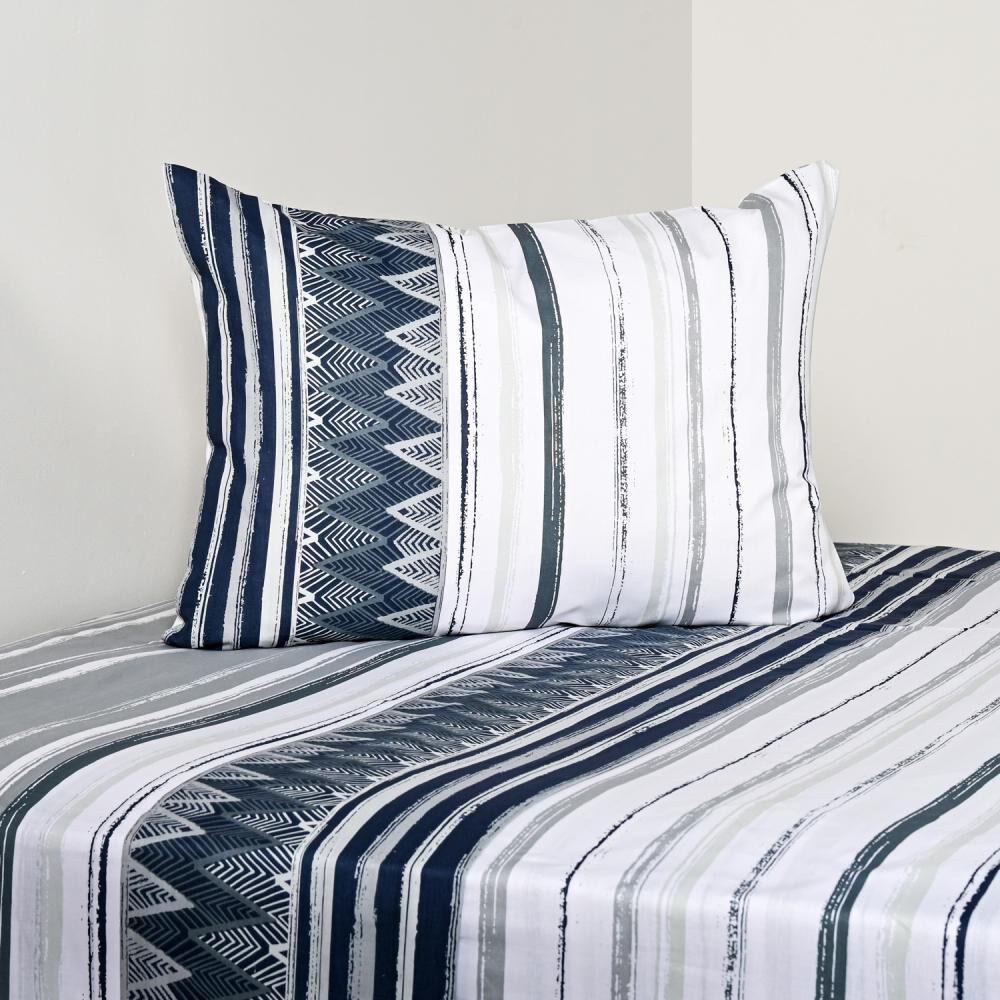 Juego De S&aacute;banas American Family By Cannon Tempo / 1 Plaza / 144 Hilos image number 0.0