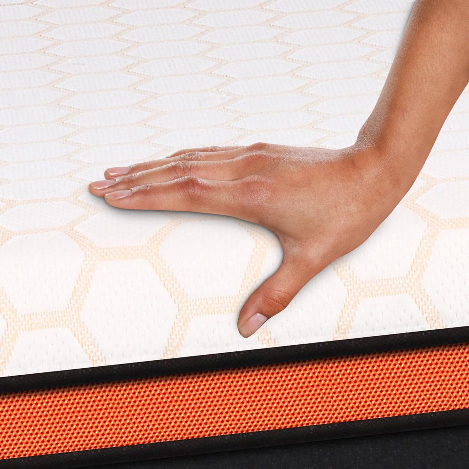 Cama Europea Cic Bee Comfort / 2 Plazas / Base Dividida + Set De Maderas image number 3.0