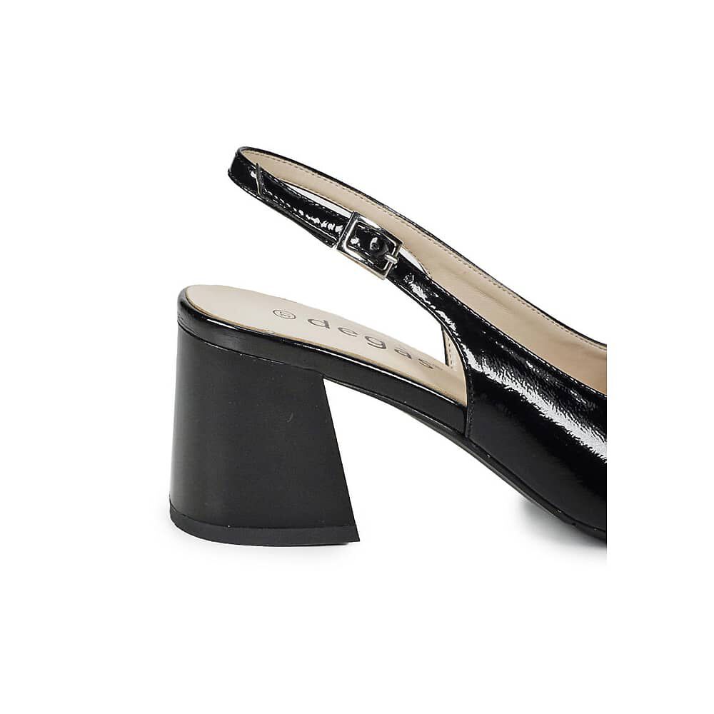 Zapato Cuero Babette Negro image number 4.0