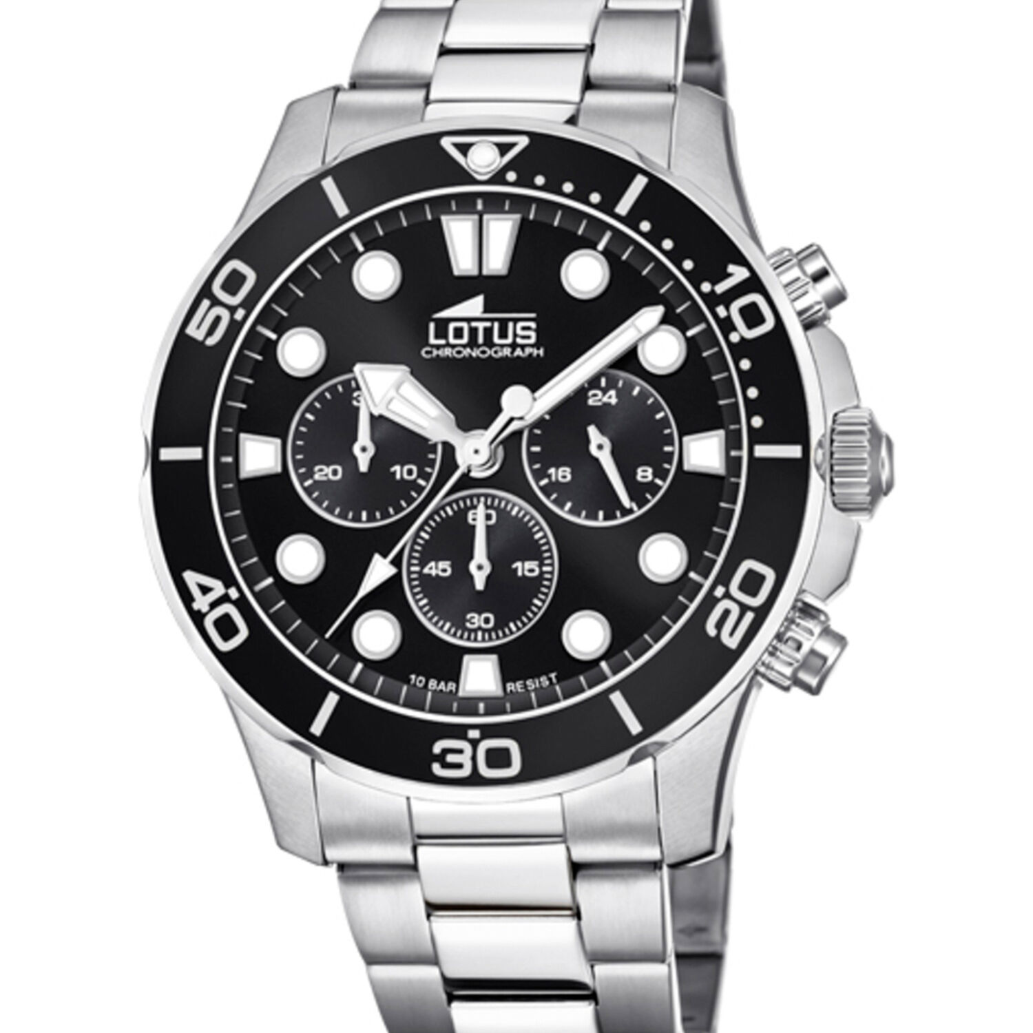 Reloj 18756/3 Lotus Negro Hombre Crono Deportivo image number 0.0