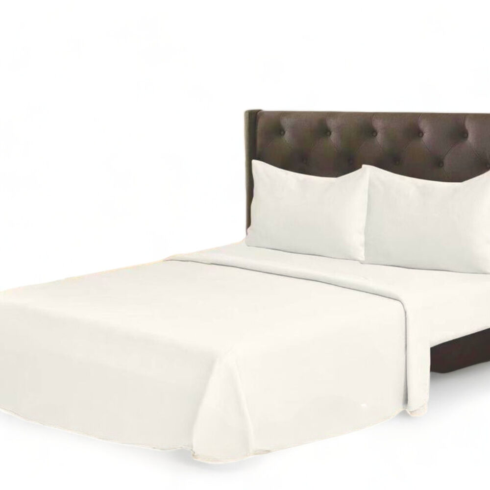 Juego De Sabanas Polar De 1.5 Plazas Mas 1 Funda De Almohada Color Crema image number 0.0