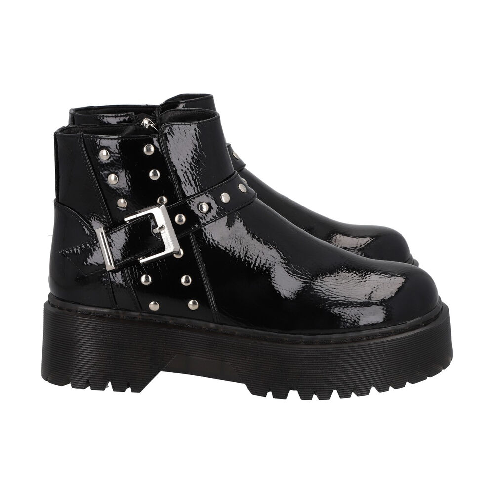 Botin Casual Mujer Negro Plataforma Rob 53 Police image number 2.0