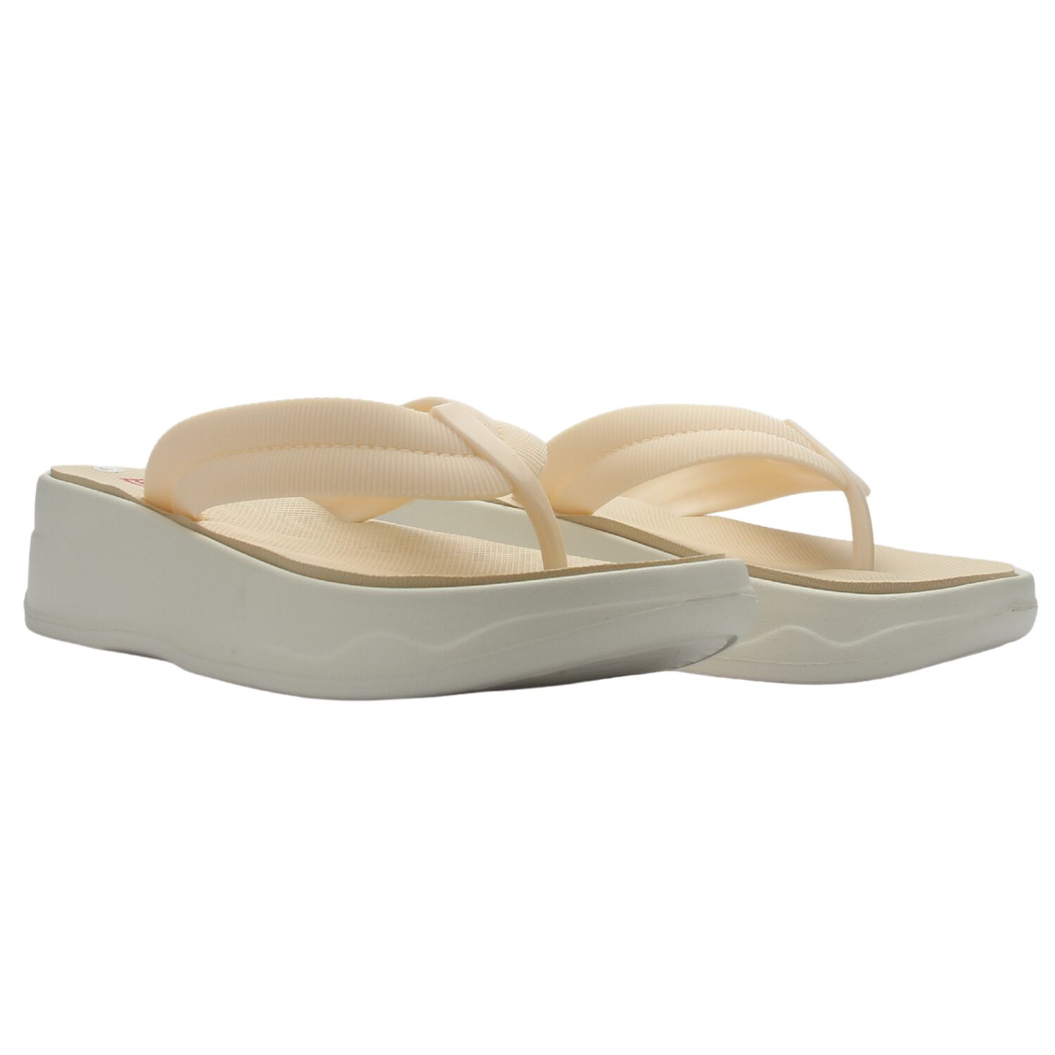 Sandalia Mujer Casual Beige Funway Beach-49 image number 4.0