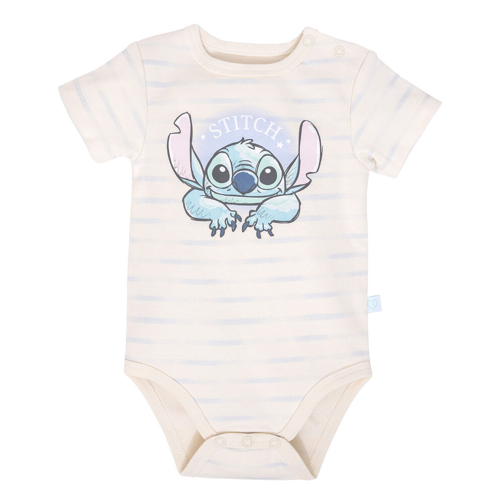 Body X2 Unisex Stitch Body Manga Corta 3 - 6 Meses image number 2.0
