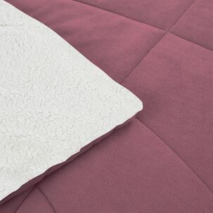 Plumon Andes Chiporro Liso Frambuesa 2 Plazas