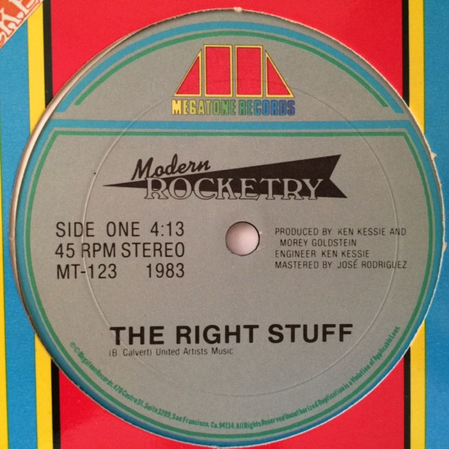 Modern Rocketry - The Right Stuff | 12" Maxi Single Usado image number 6.0
