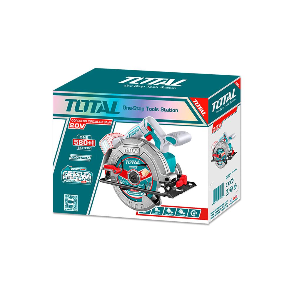 Sierra Circular 185mm Brushless Con Batería 4.0 Ah, Cargador Y Accesorios Total image number 3.0