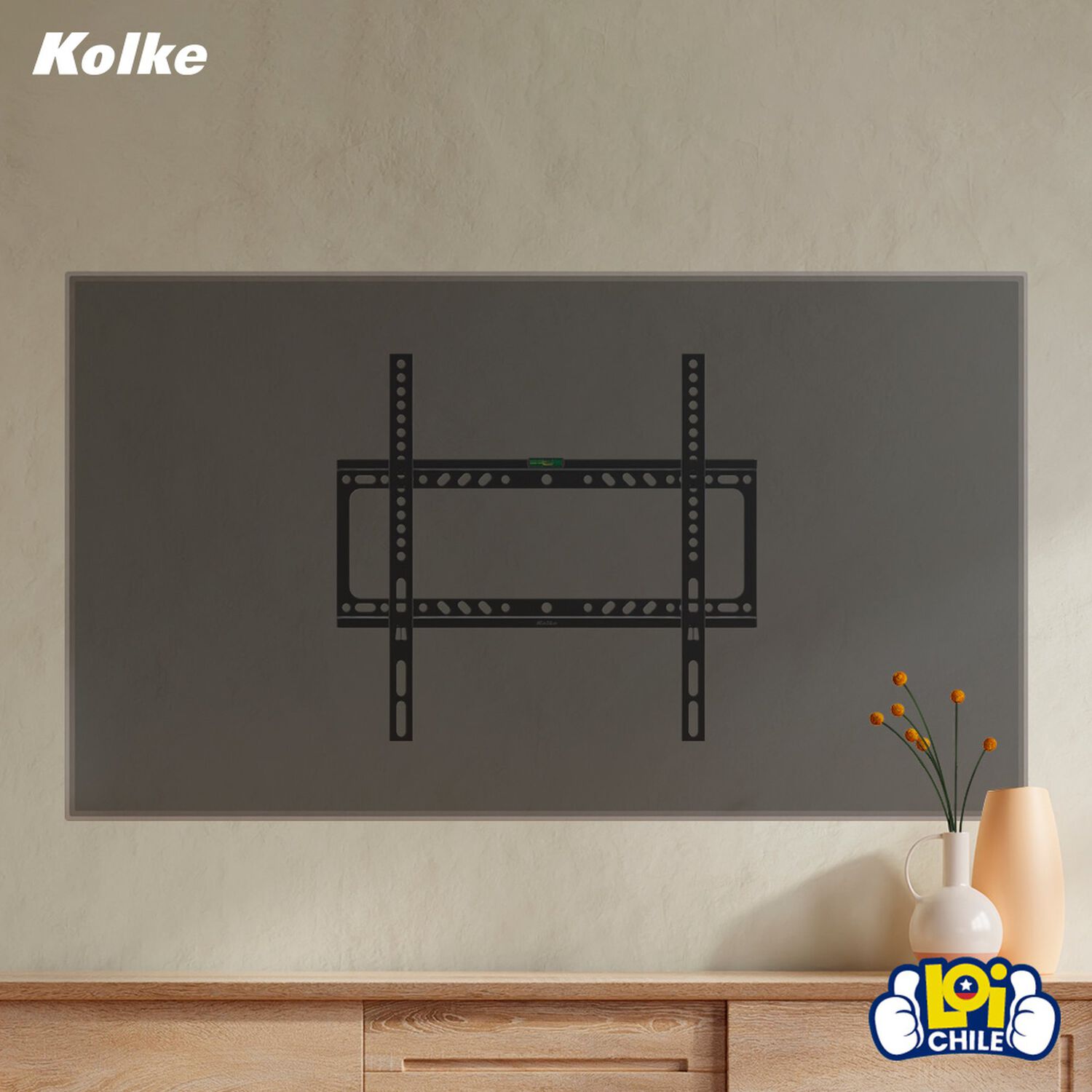 Soporte Fijo Tv De 26" A 60" Montaje Universal Hasta 40kg image number 3.0