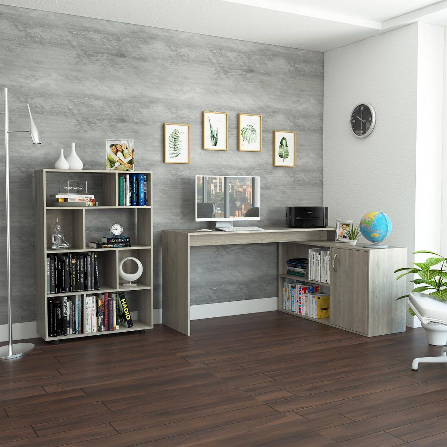 Combo Tuhome Office 8 / Biblioteca + Escritorio image number 1.0