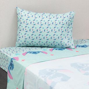 Juego De S&aacute;banas Stitch Planeta / 1.5 Plazas