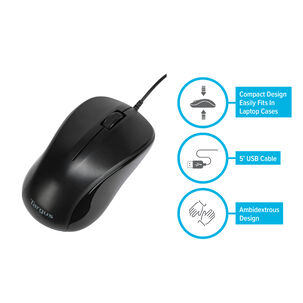 Mouse Óptico Targus Usb Amu80us