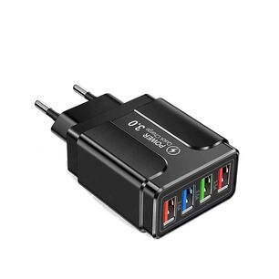 Cargador De Pared Para Celular 4 Usb 3,5 Amp Carga Rapida Telefonos Smarphone Total Sin Cable
