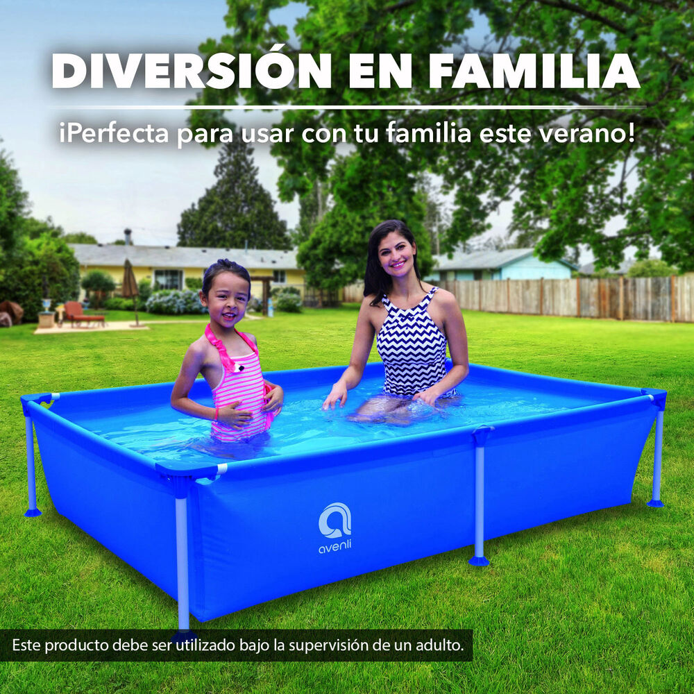 Piscina Estructural 1125 L 42x127x188 Cm Celeste image number 4.0