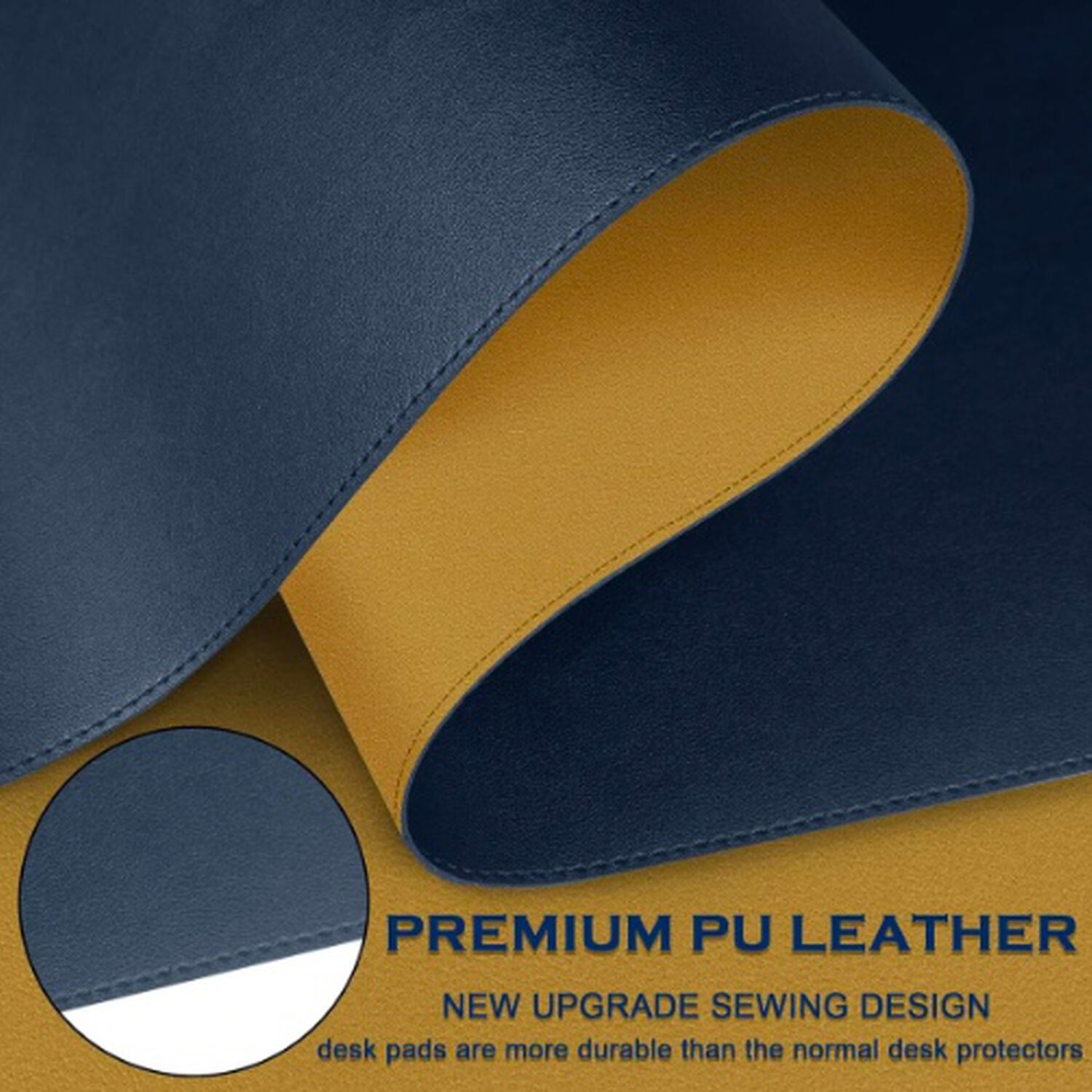 Alfombrilla Mousepad Reversible Azul image number 2.0