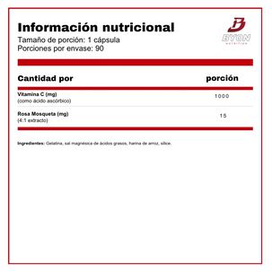 Vitamina C 1000 Mg 90 C&aacute;psulas