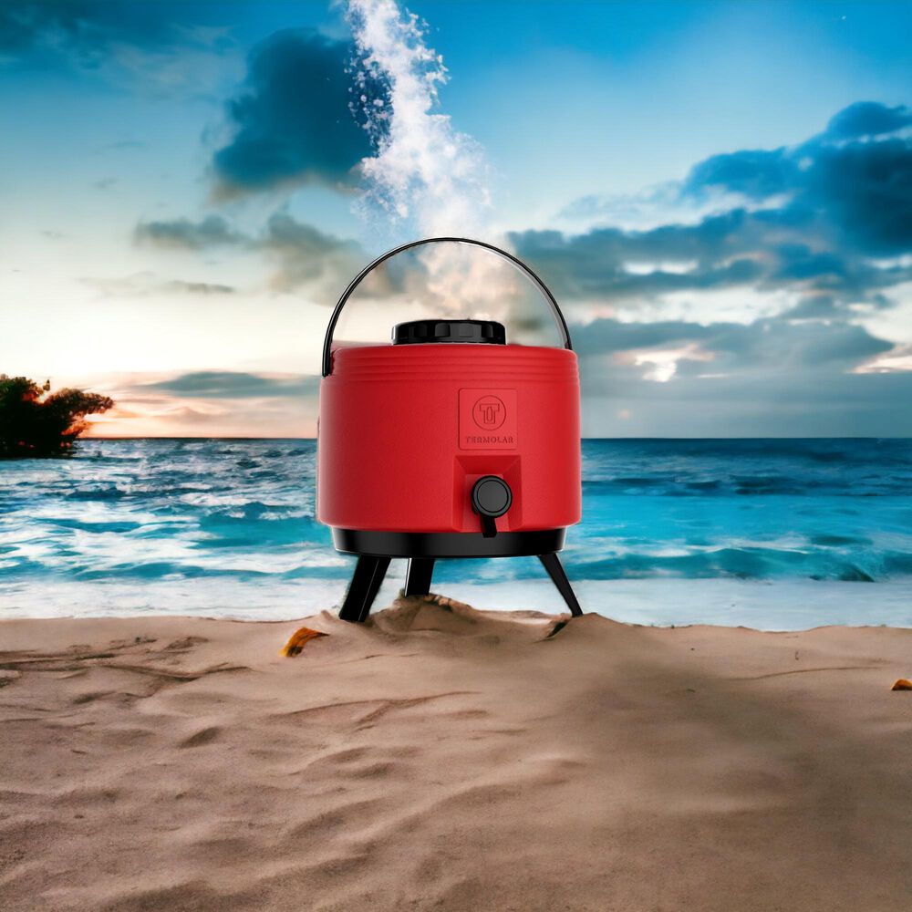 Maxi Termo 6 Litros Termolar Rojo Para Agua Caliente Y Fria image number 0.0