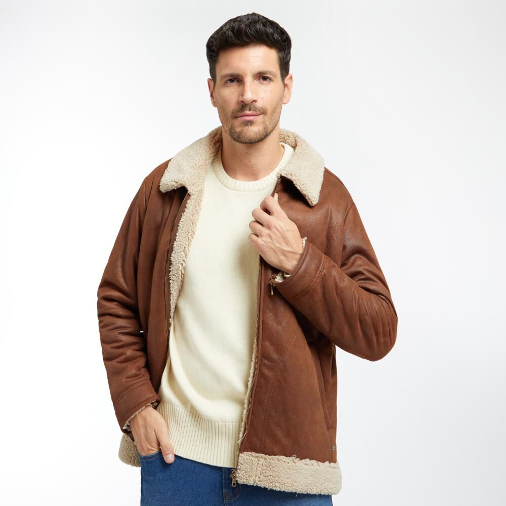 Chaqueta Regular Cuello Redondo Hombre Peroe image number 0.0