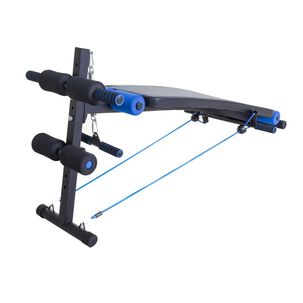 Banca Abdominales Elite Regulable Con Bandas De Resistencia