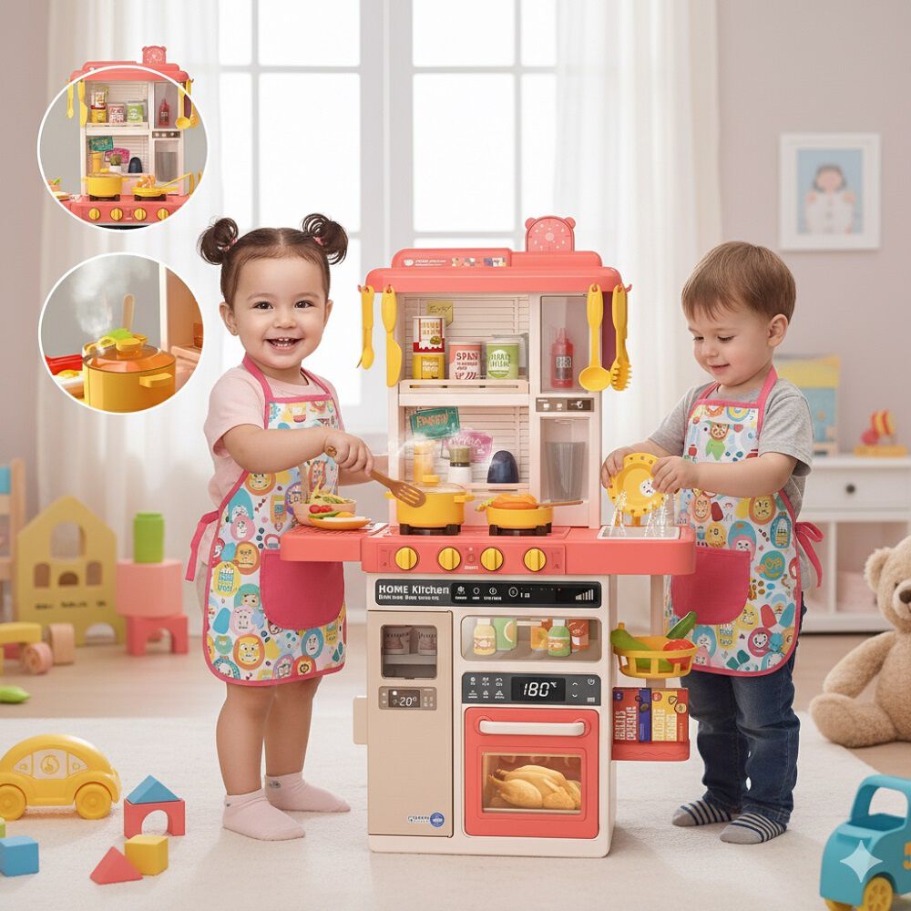Cocina Infantil Grande 50pcs Con Spray Y Sonidos image number 7.0