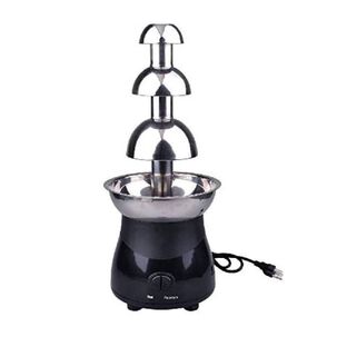 Fuente De Chocolate De Acero Inoxidable 4 Niveles 55cm