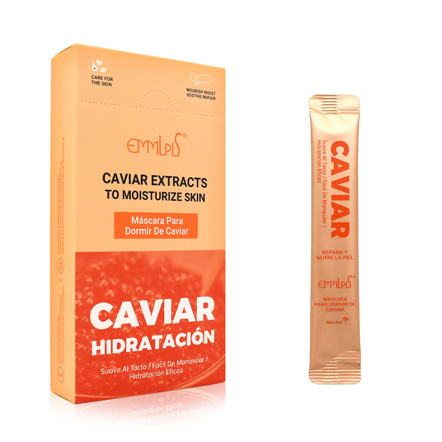 Mascarilla Para Dormir Con Extractos De Caviar Kit 20 Unidades. image number 0.0