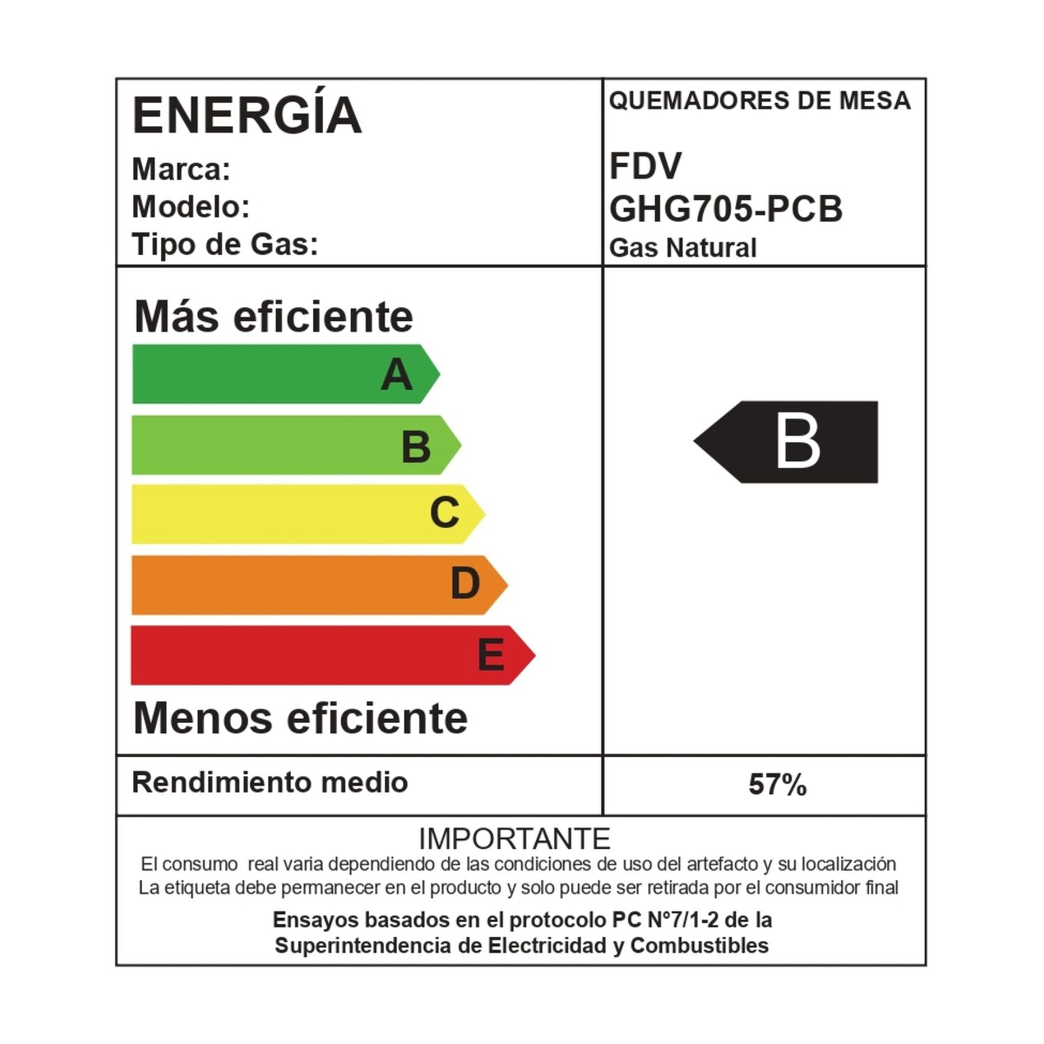 Encimera A Gas Fdv Signature 70 5q Gn image number 7.0