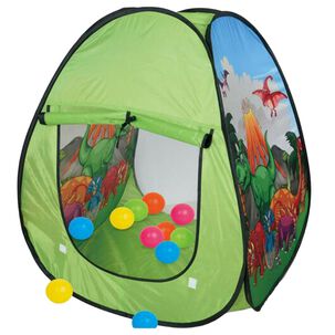 Juguete Carpa Plegable Con Pelotas Infantil Dinosaurios