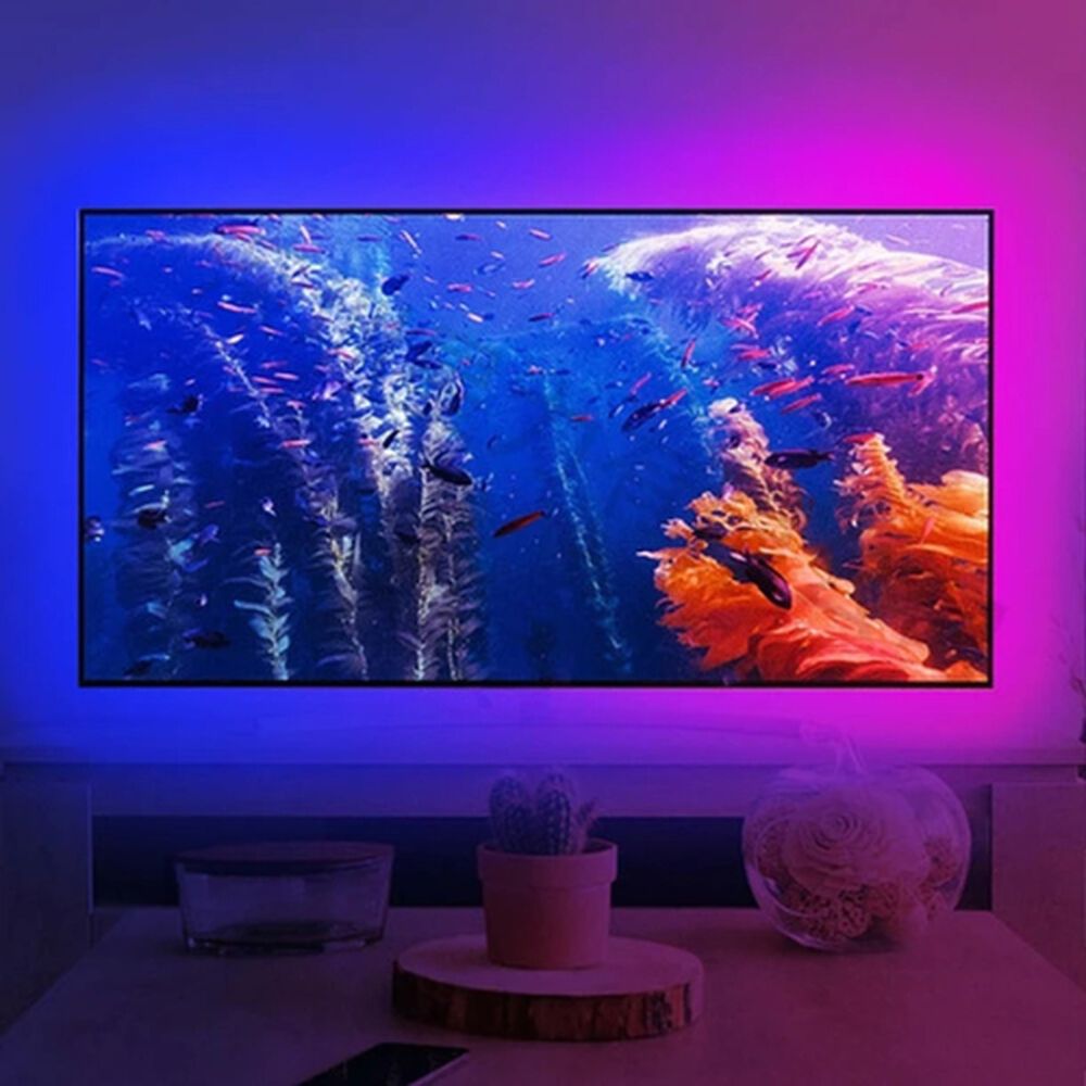 Kit De Luces De Tira Rgb Flexible, Bluetooth, Voz, Wifi 5mts image number 3.0