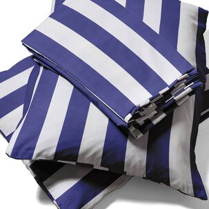 Juego De S&aacute;banas Nautica 4 Piezas Microfibra 2 Plazas Dise&ntilde;o Azul Marino