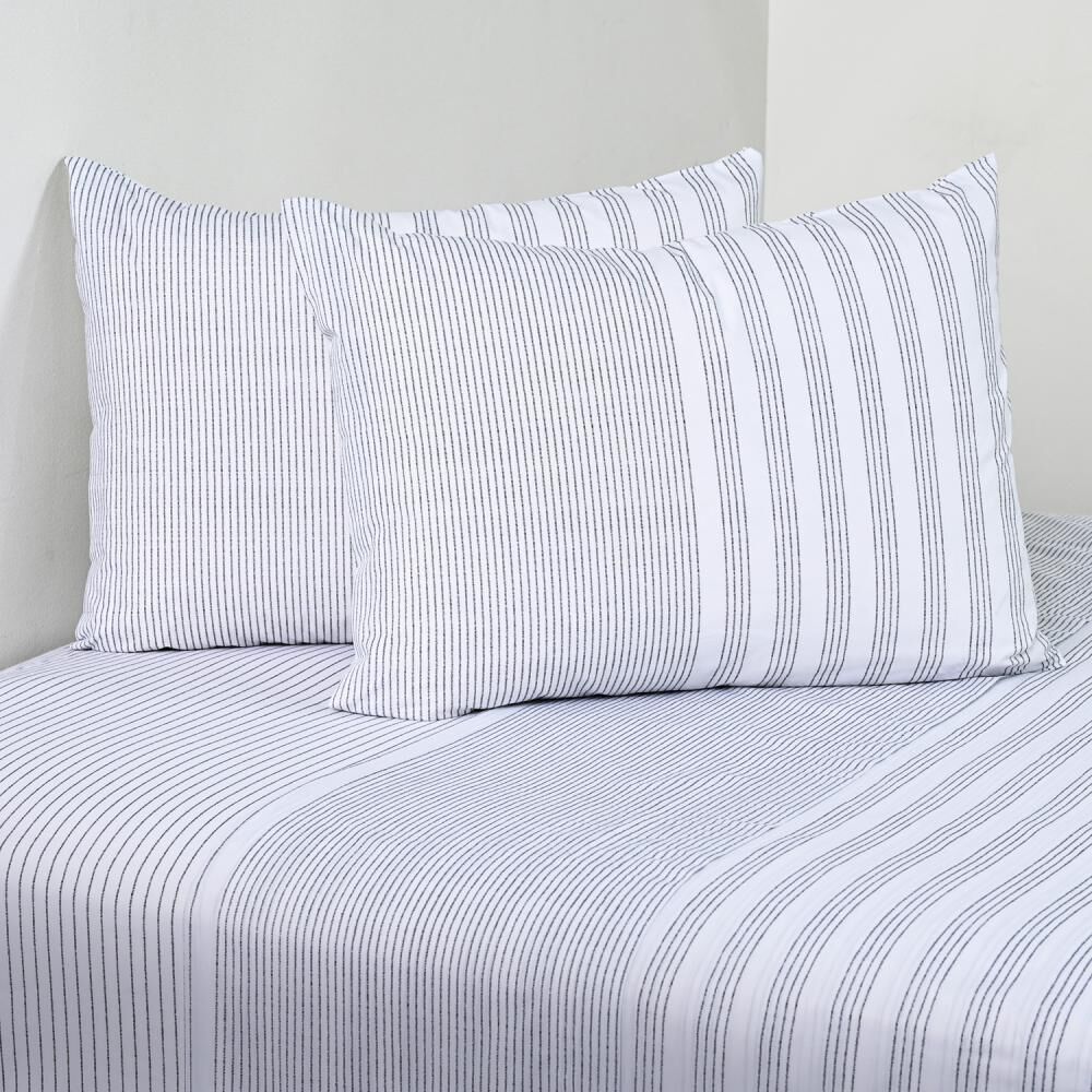 Juego De S&aacute;banas Cannon Noir / 2 Plazas / 200 Hilos image number 0.0