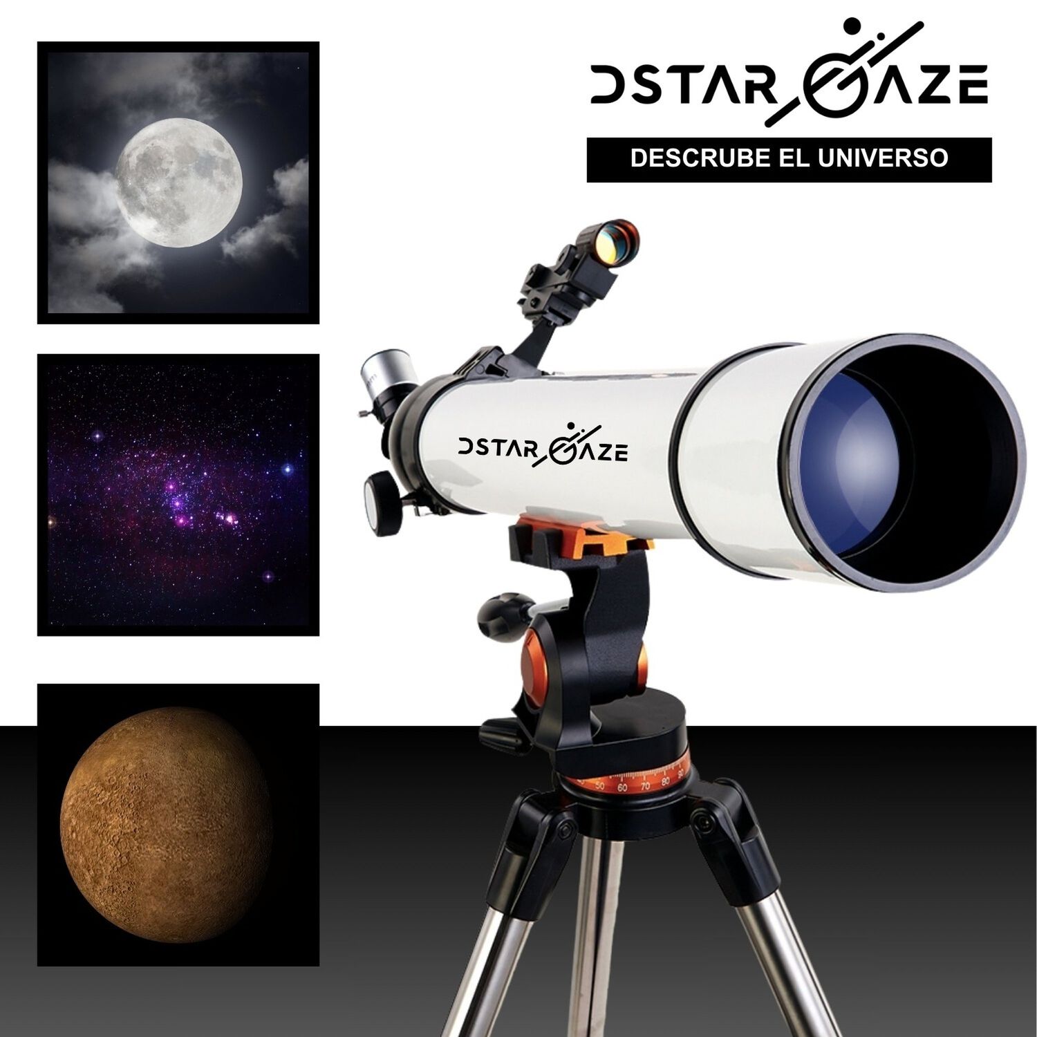 Telescopio Astron&oacute;mico Profesional Monocular 70070m image number 3.0