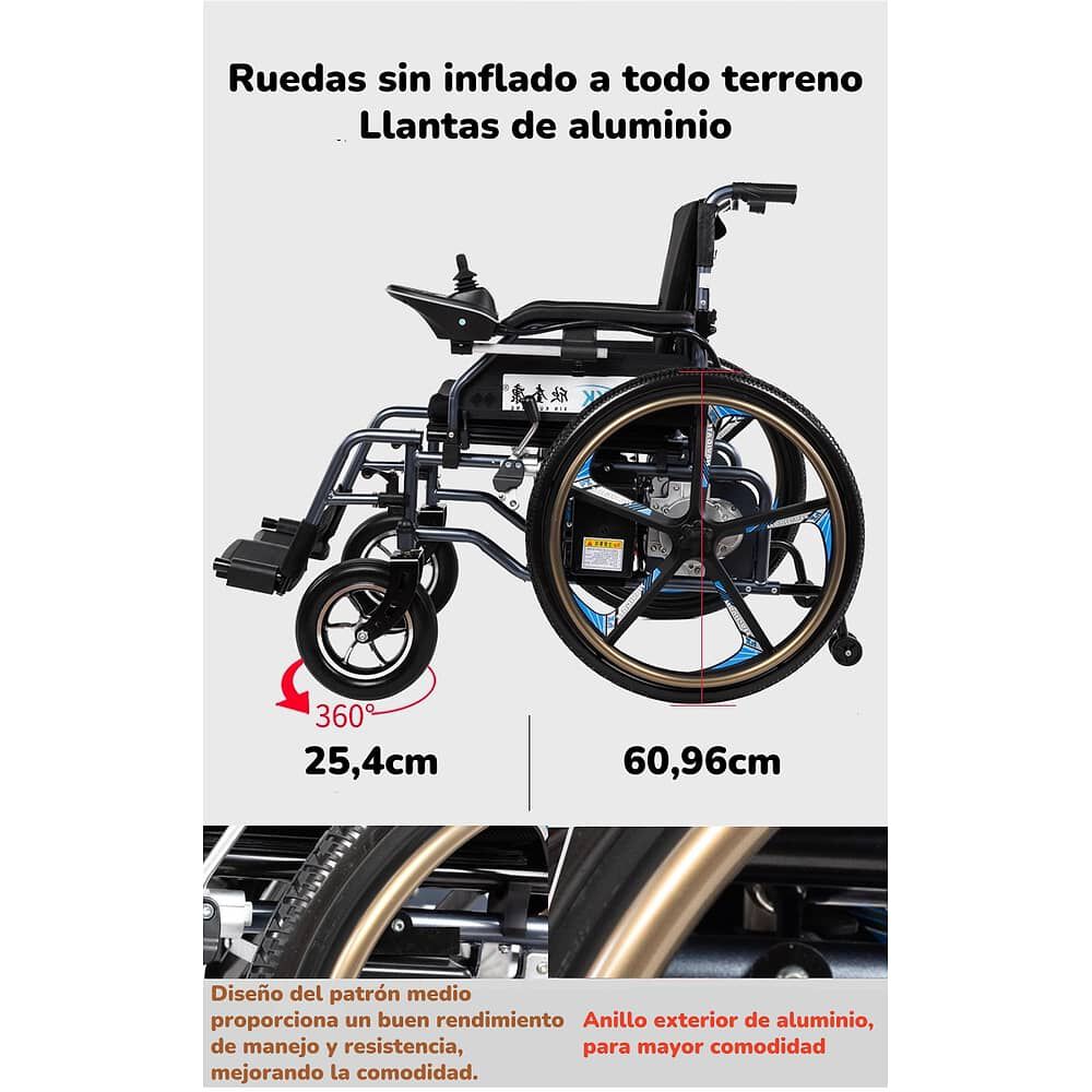 Silla De Ruedas El&eacute;ctrica Plegable Movix By Lubabycas image number 4.0