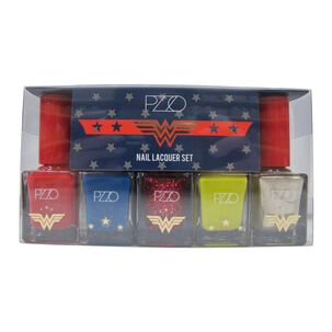 Set De Esmaltes Petrizzio Wonder Woman / 5 Unidades