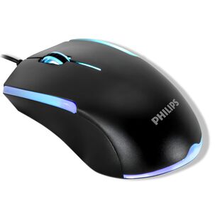 Mouse Philips Multiuso De 7 Botones Retro Iluminado Spk9314