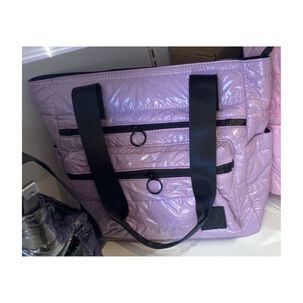 Bolso De Mano Acolchado Multibolsillos