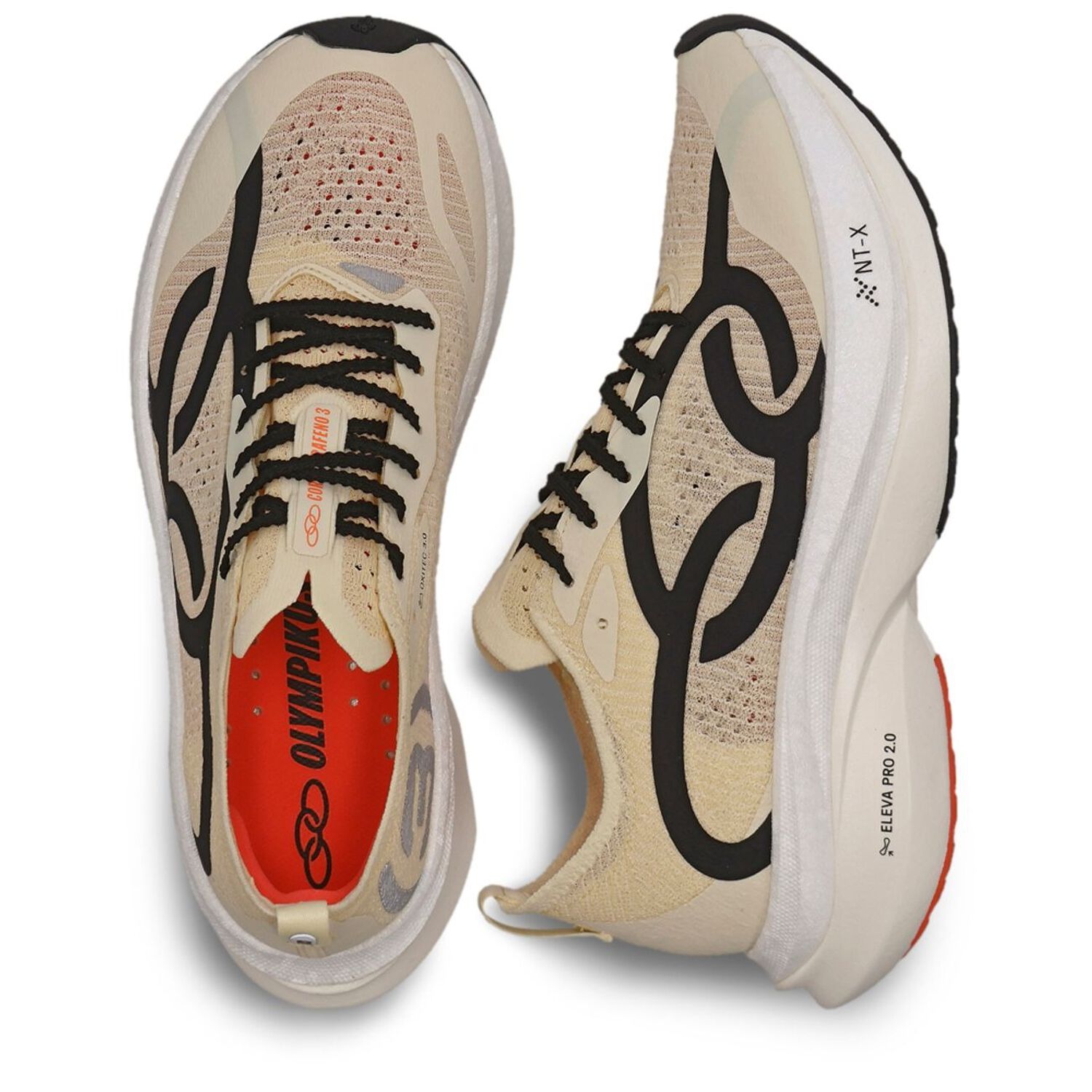 Zapatilla Running Hombre Corre Grafeno 3 Beige image number 2.0