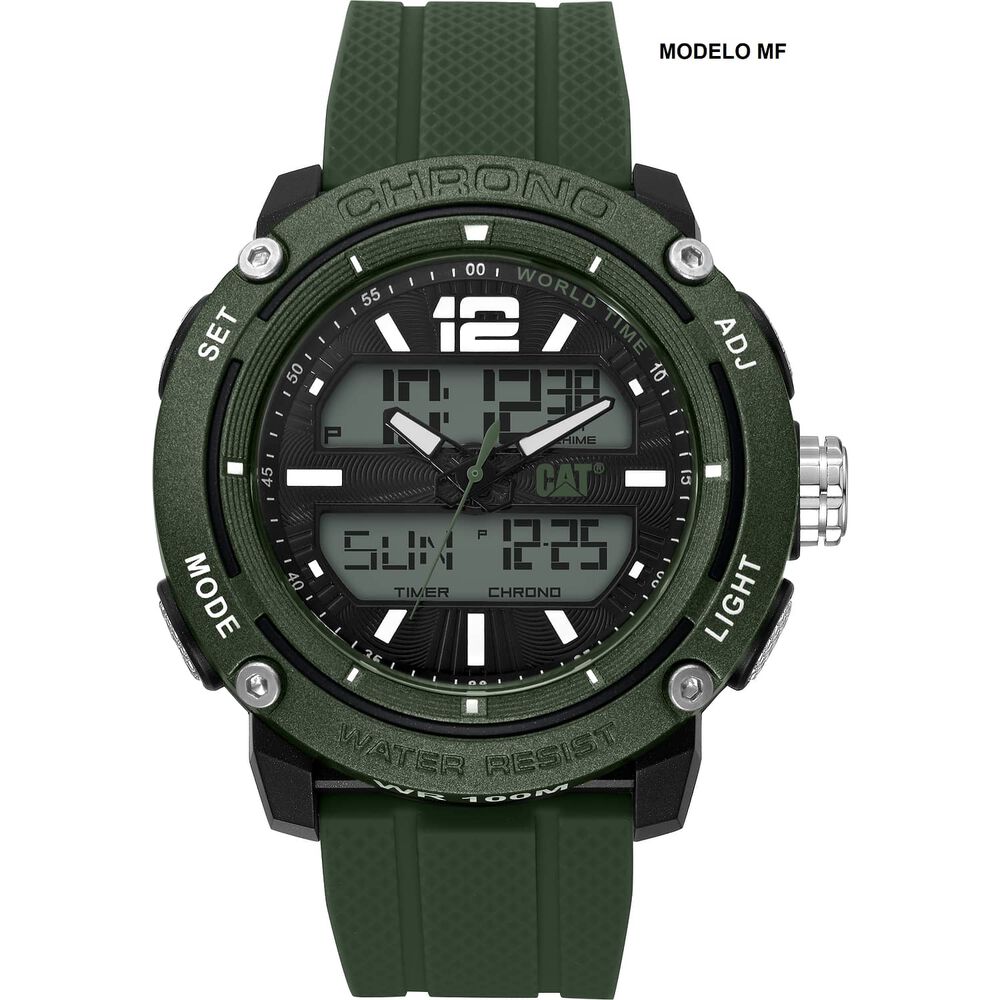 Correa Pulsera Cat Hombre Mf-23 Verde image number 2.0